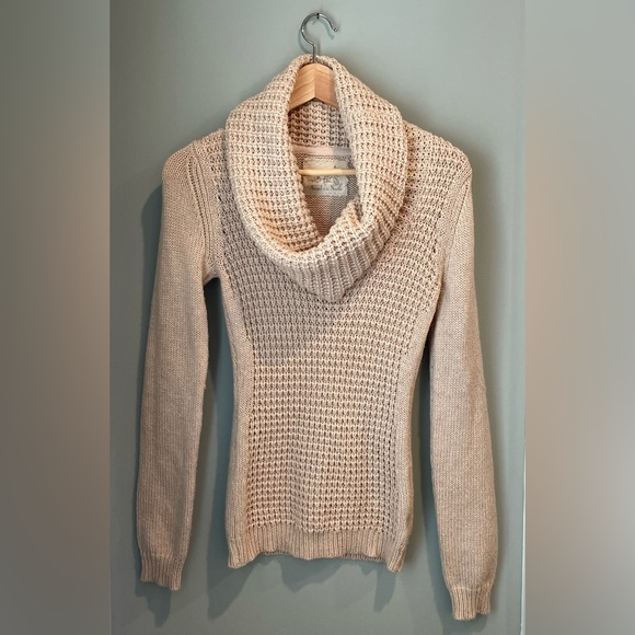 Anthropologie Sweaters - Anthropologie Angel of the North Cowl Neck Sweater-Size XS